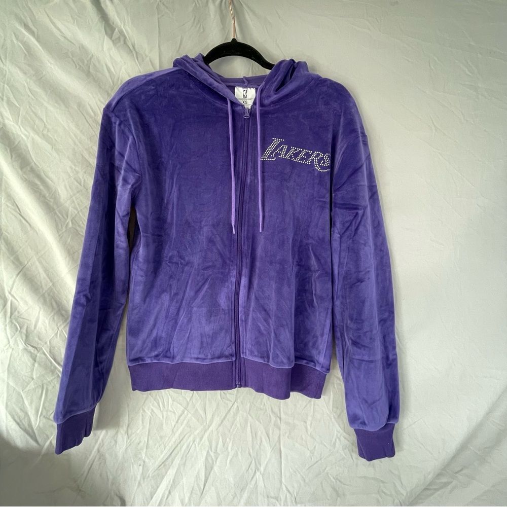 Women's NBA Lakers Full Zip‎ Jacket XS